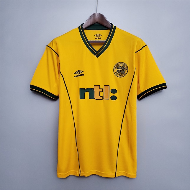 AAA Quality Celtic 01/03 Away Yellow Soccer Jersey